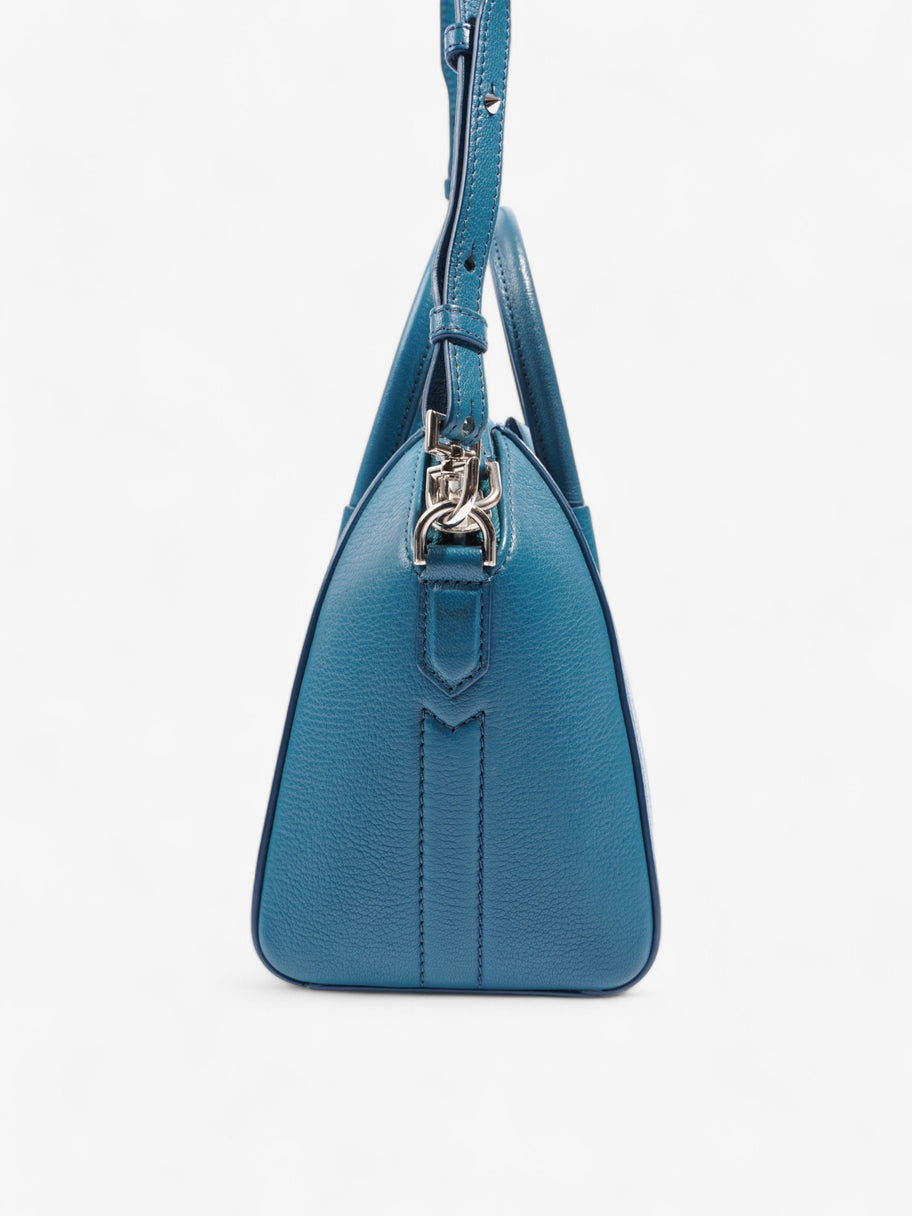 Givenchy Antigona Teal Grained Leather Mini Image 5