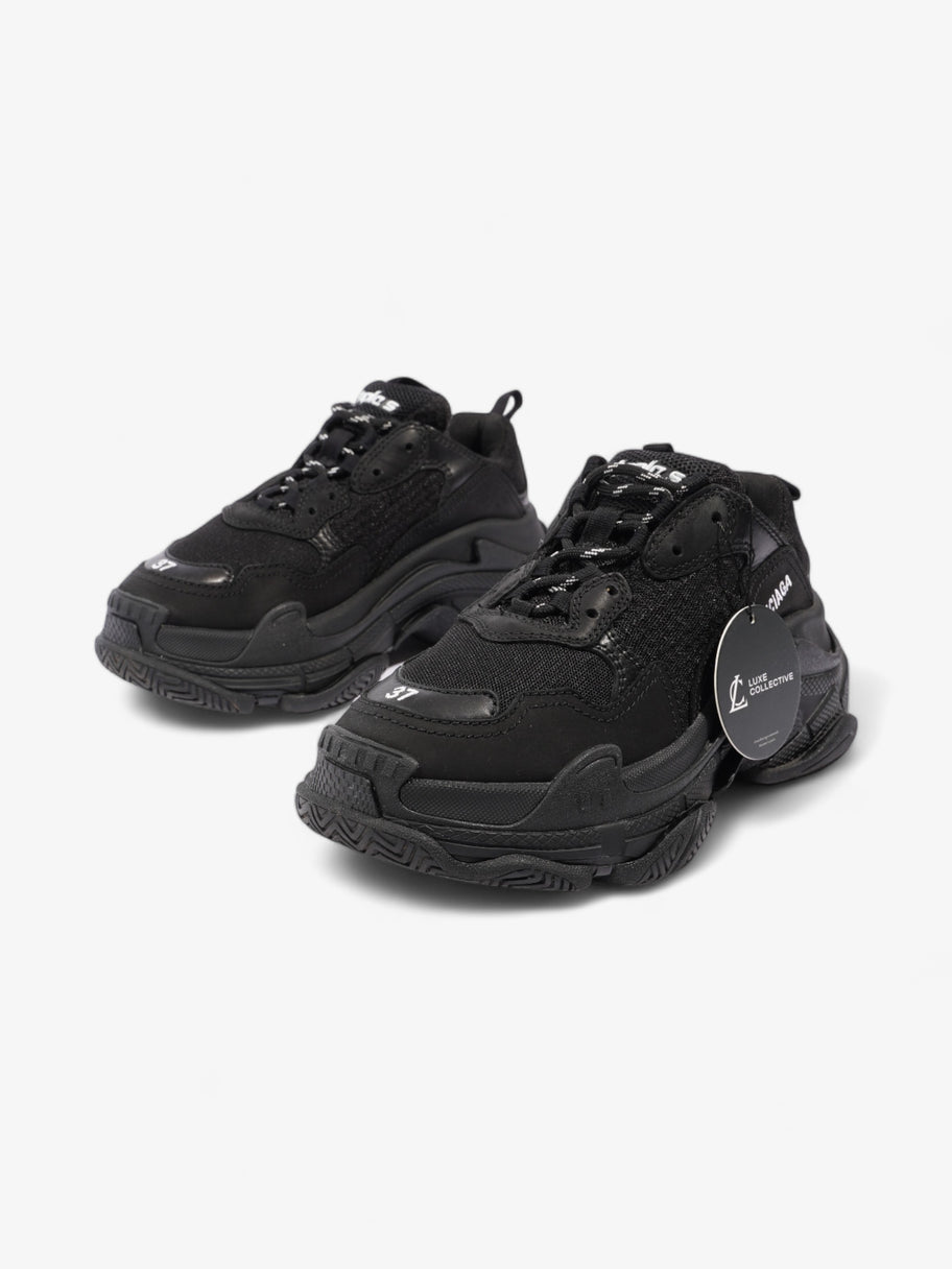 Balenciaga Triple S Sneaker Black Knit EU 37 UK 4 Image 10