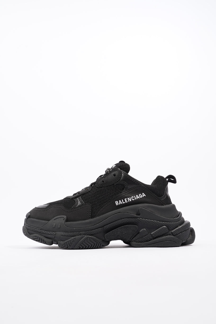 Balenciaga Triple S Sneaker Black Knit EU 37 UK 4 Image 5