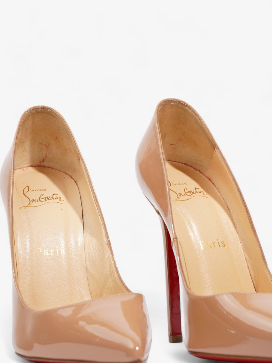 Christian Louboutin Pigalle  120 Nude Patent Leather EU 38 UK 5 Image 9