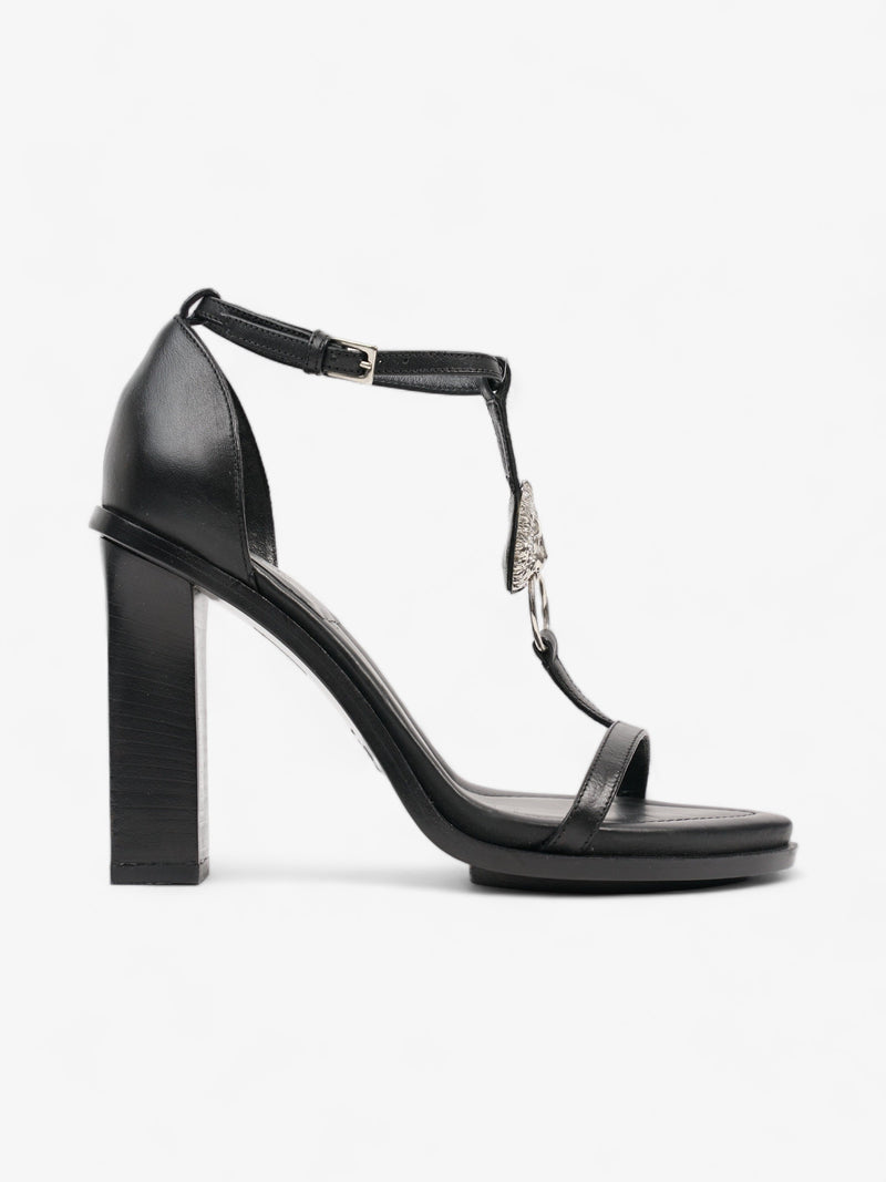  Versace Womens Medusa Strap Heel Black EU 36 / UK 3