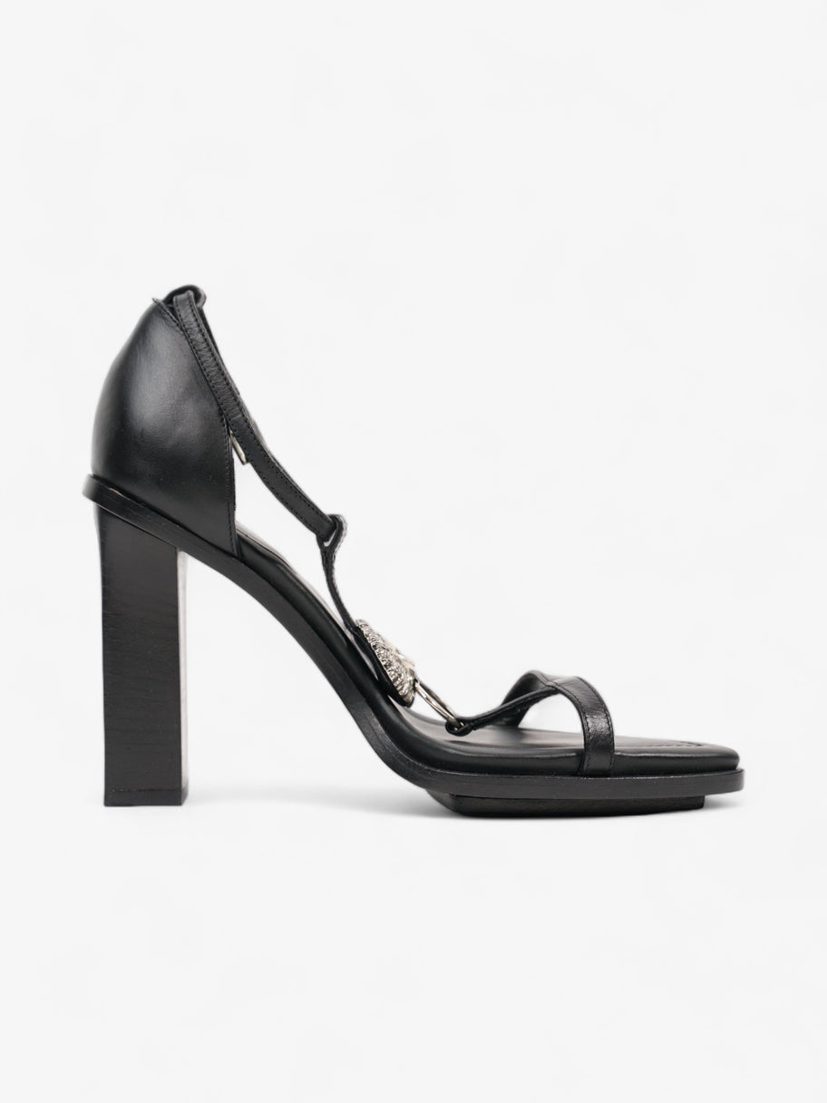 Versace Womens Medusa Strap Heel Black EU 36 / UK 3 Image 3