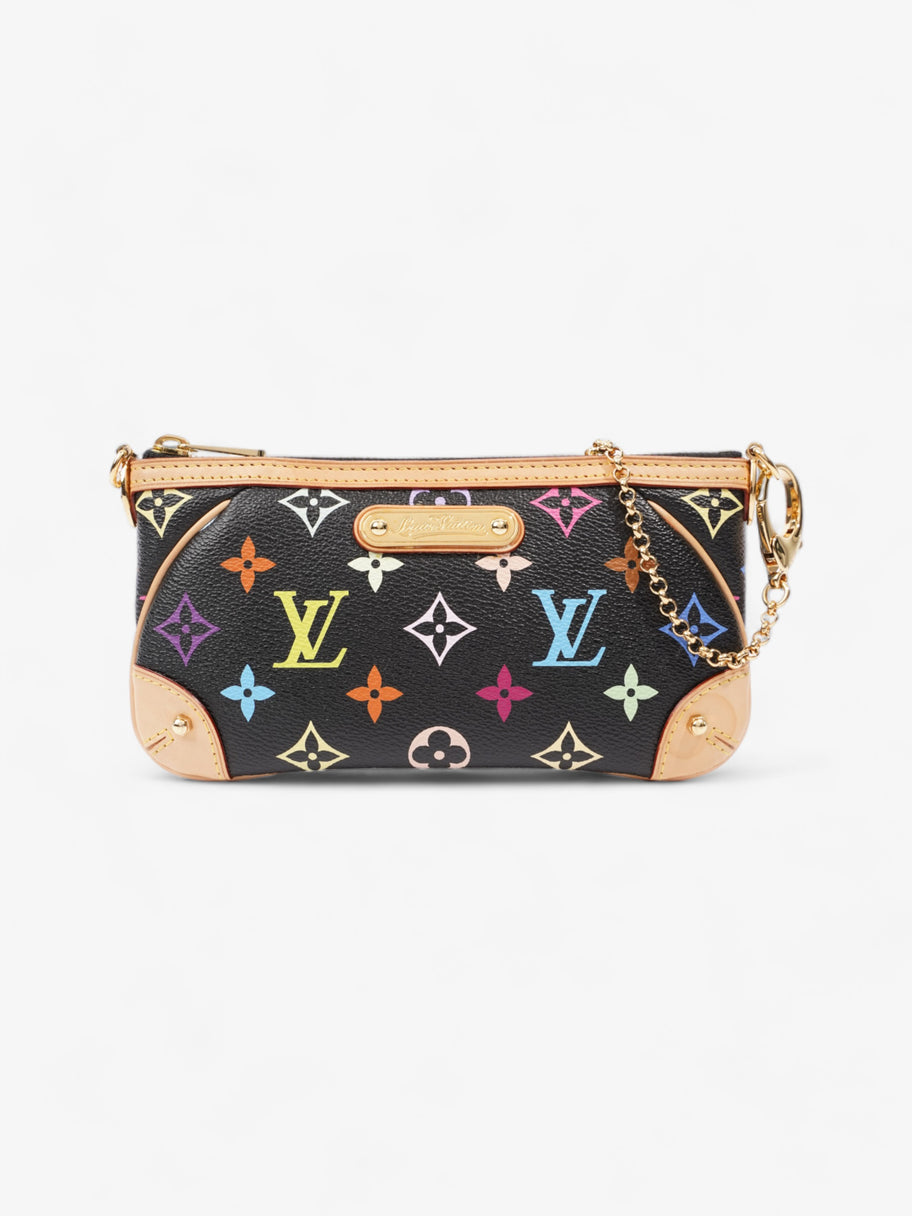 Louis Vuitton X Takashi Murakami Pochette Milla MM Multicoloured Monogram Coated Canvas Image 1