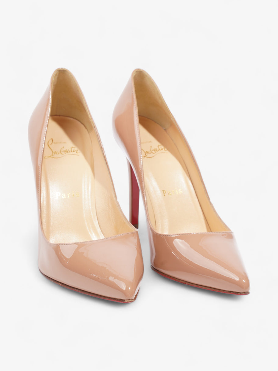 Christian Louboutin Pigalle 100mm Nude Patent Leather EU 37 UK 4 Image 2