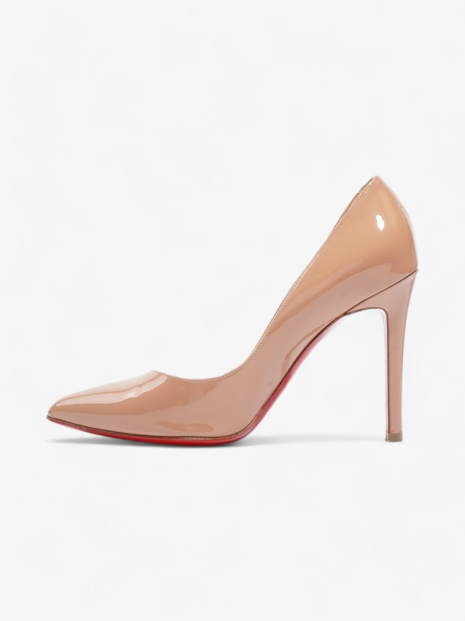 Christian Louboutin Pigalle 100mm Nude Patent Leather EU 37 UK 4 Image 3