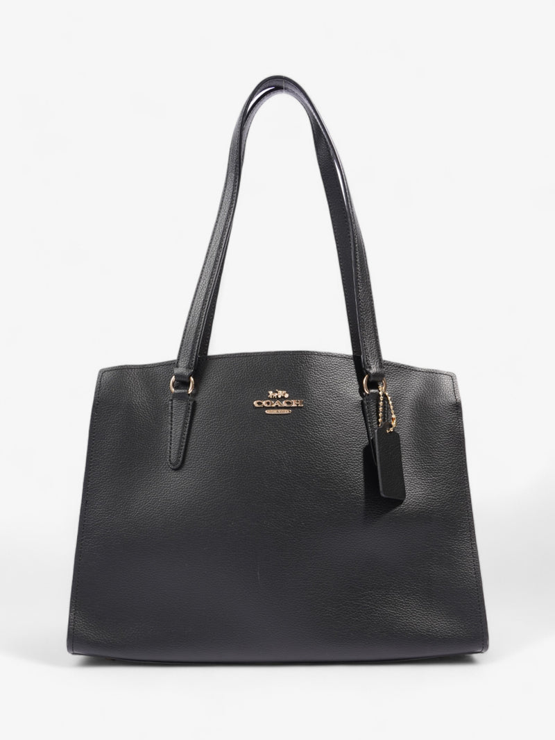  Coach Tatum Carryall Black Leather