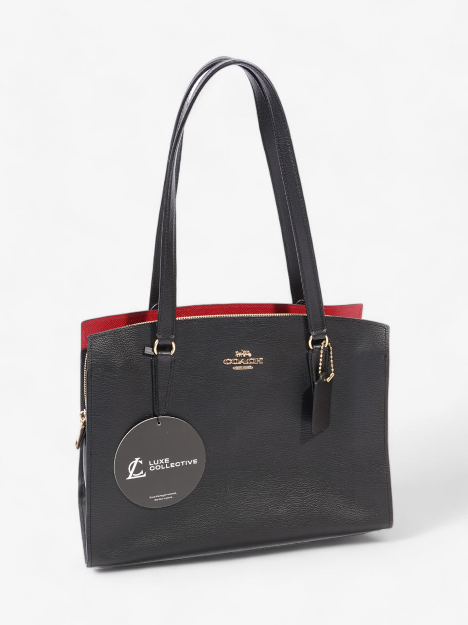 Coach Tatum Carryall Black Leather Image 10