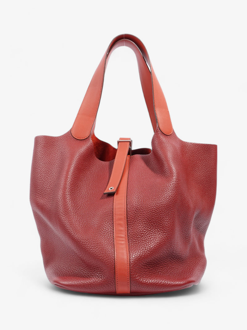  Hermes Picotin TGM Red / Maroon Leather