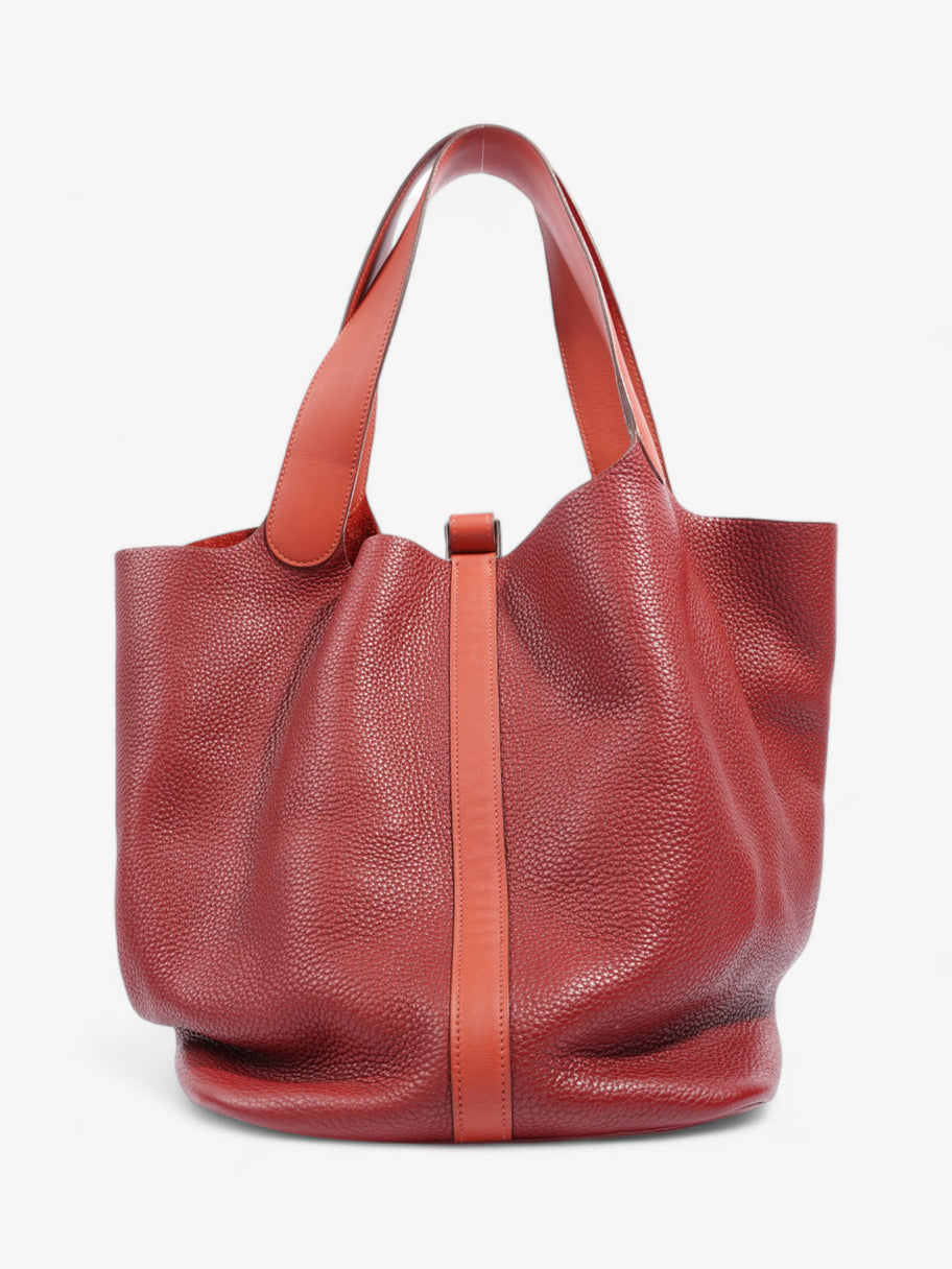 Hermes Picotin TGM Red / Maroon Leather Image 4