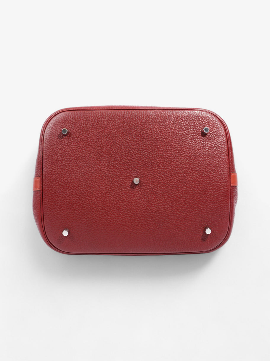 Hermes Picotin TGM Red / Maroon Leather Image 6