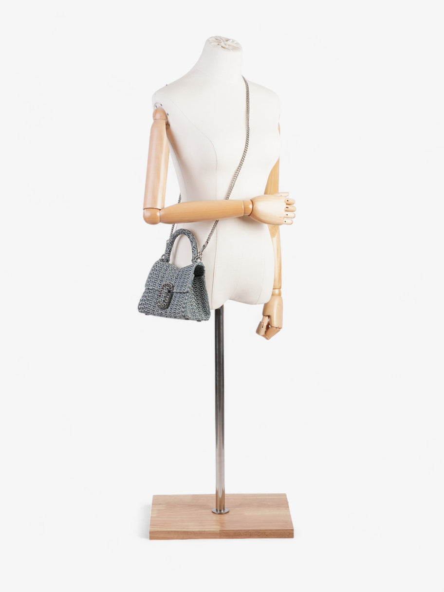 The Mini Top Handle Bag Sun Faded Denim Denim Image 2