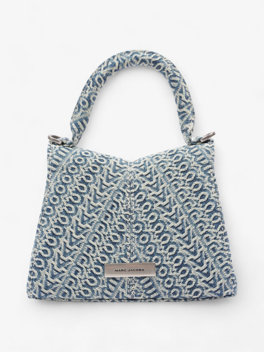 The Mini Top Handle Bag Sun Faded Denim Denim Image 4