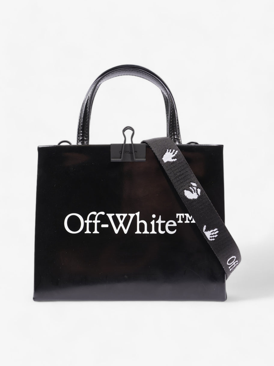 Off White Box Bag Black Patent Leather Mini Image 1