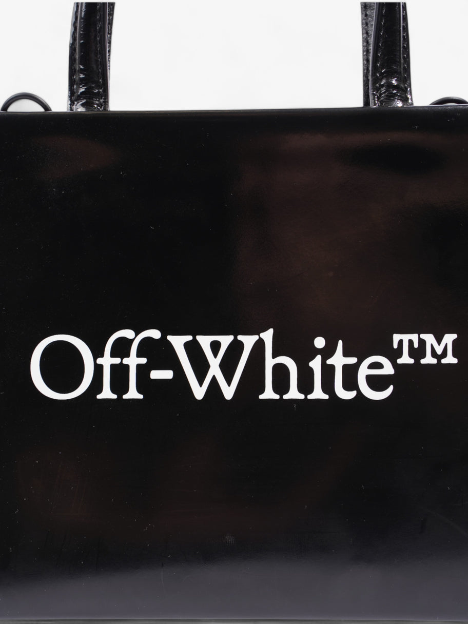 Off White Box Bag Black Patent Leather Mini Image 7