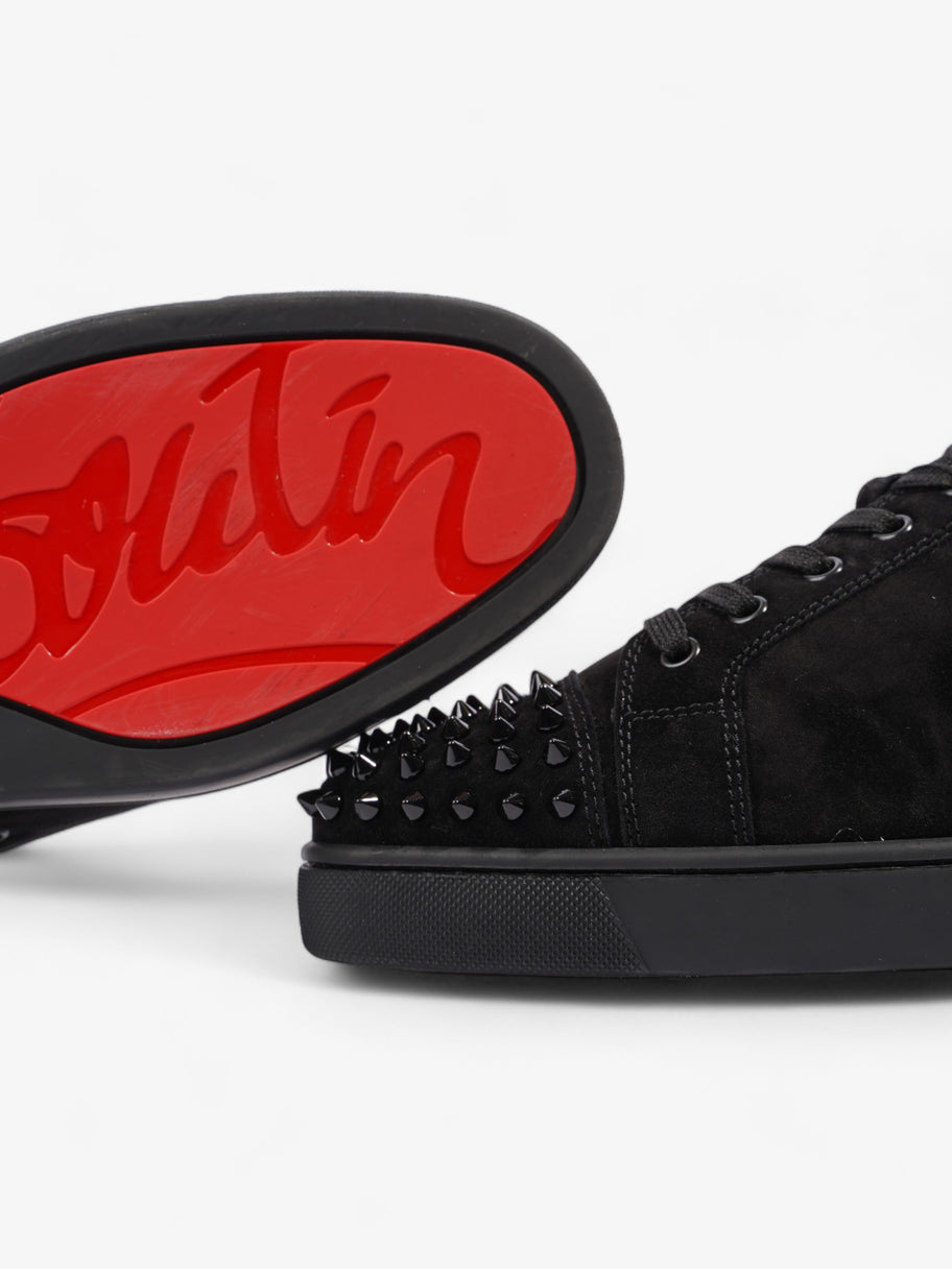 Christian Louboutin Louis Junior Spikes Flat Black Suede EU 43.5 UK 9.5 Image 9