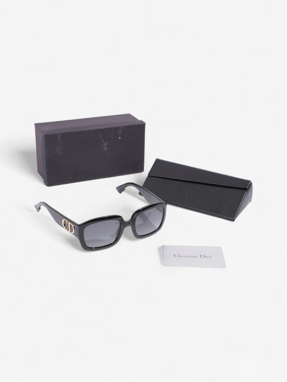 Christian Dior Square Sunglasses Black Acetate 145mm Image 7