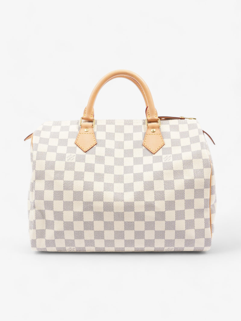  Louis Vuitton Speedy 30 Damier Azur Coated Canvas