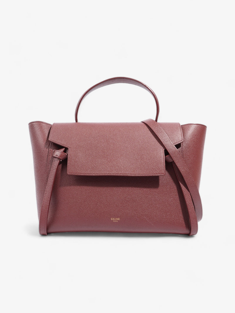  Celine Belt Bag Burgundy Calfskin Leather Mini