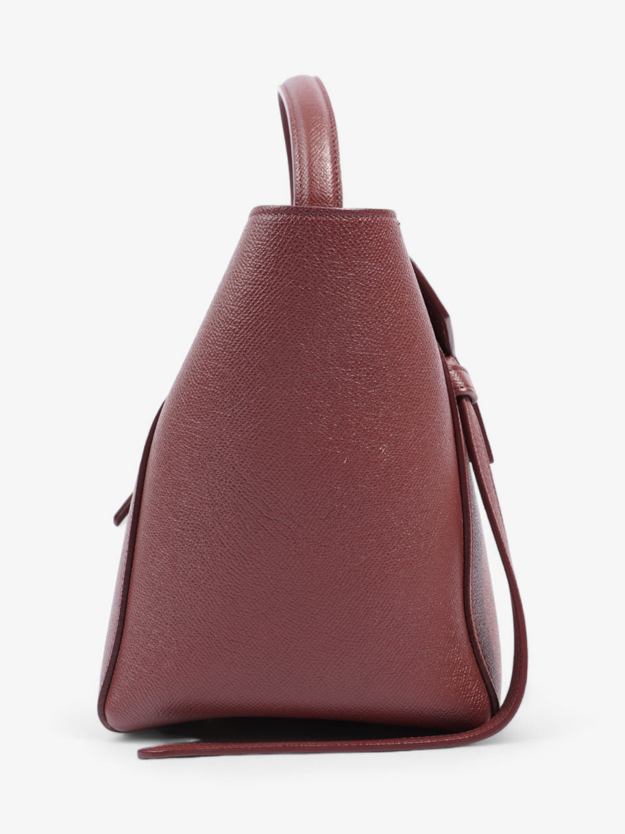 Celine Belt Bag Burgundy Calfskin Leather Mini Image 5