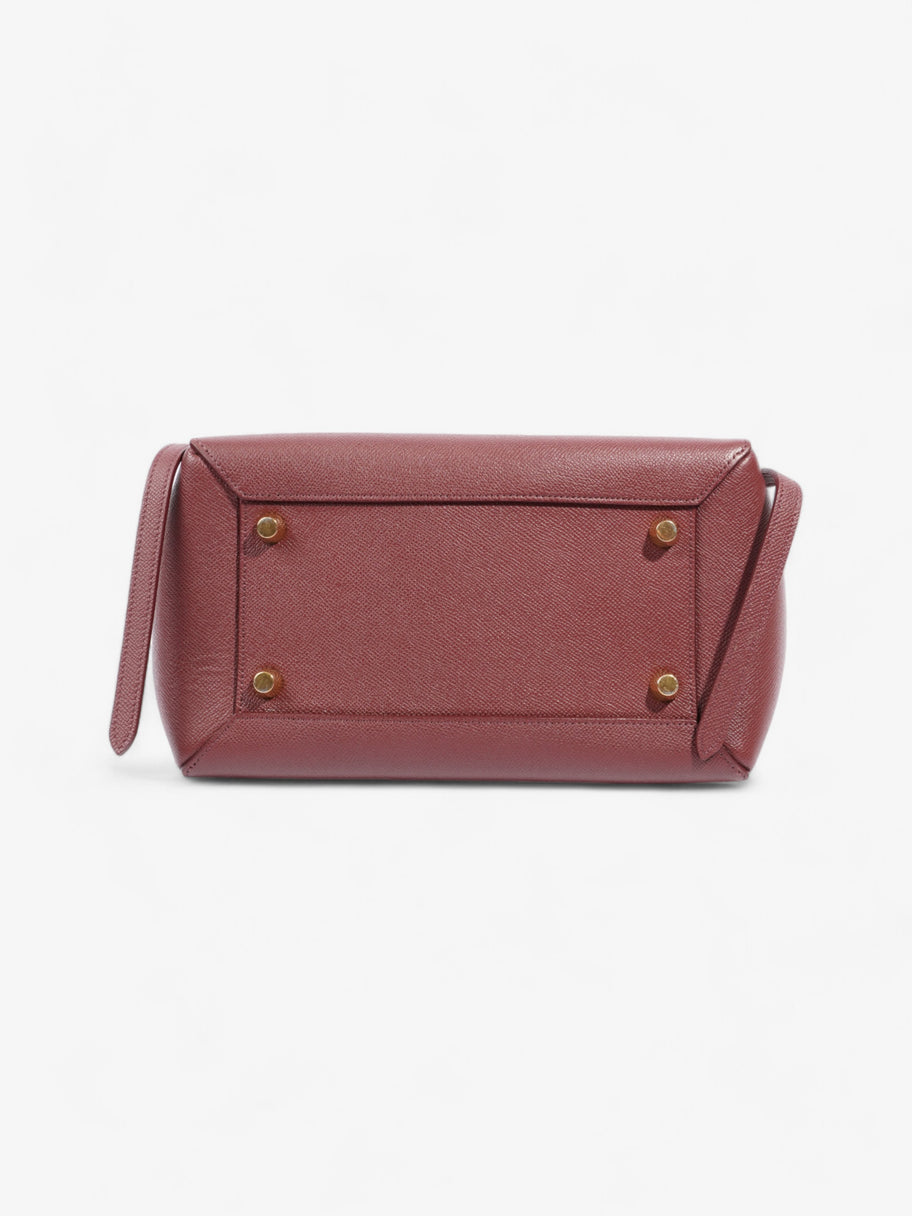 Celine Belt Bag Burgundy Calfskin Leather Mini Image 6