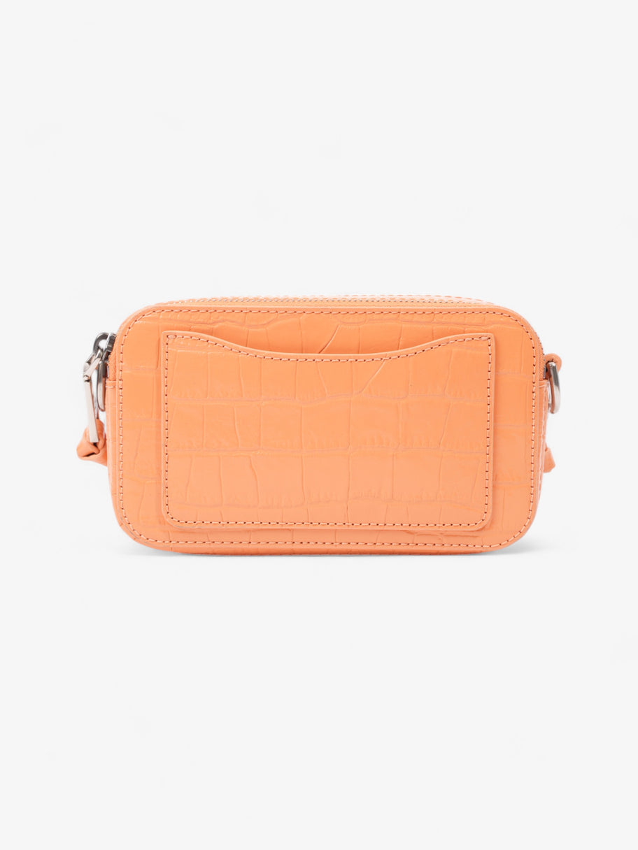 Marc Jacobs The Snapshot Bag Orange Embossed Leather Image 4