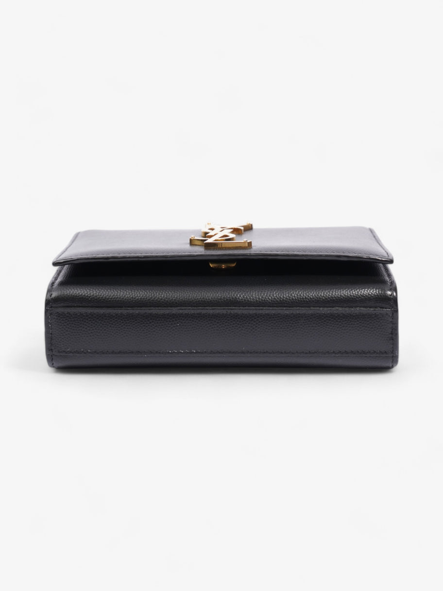 Saint Laurent Kate Black Grained Leather Small Image 6