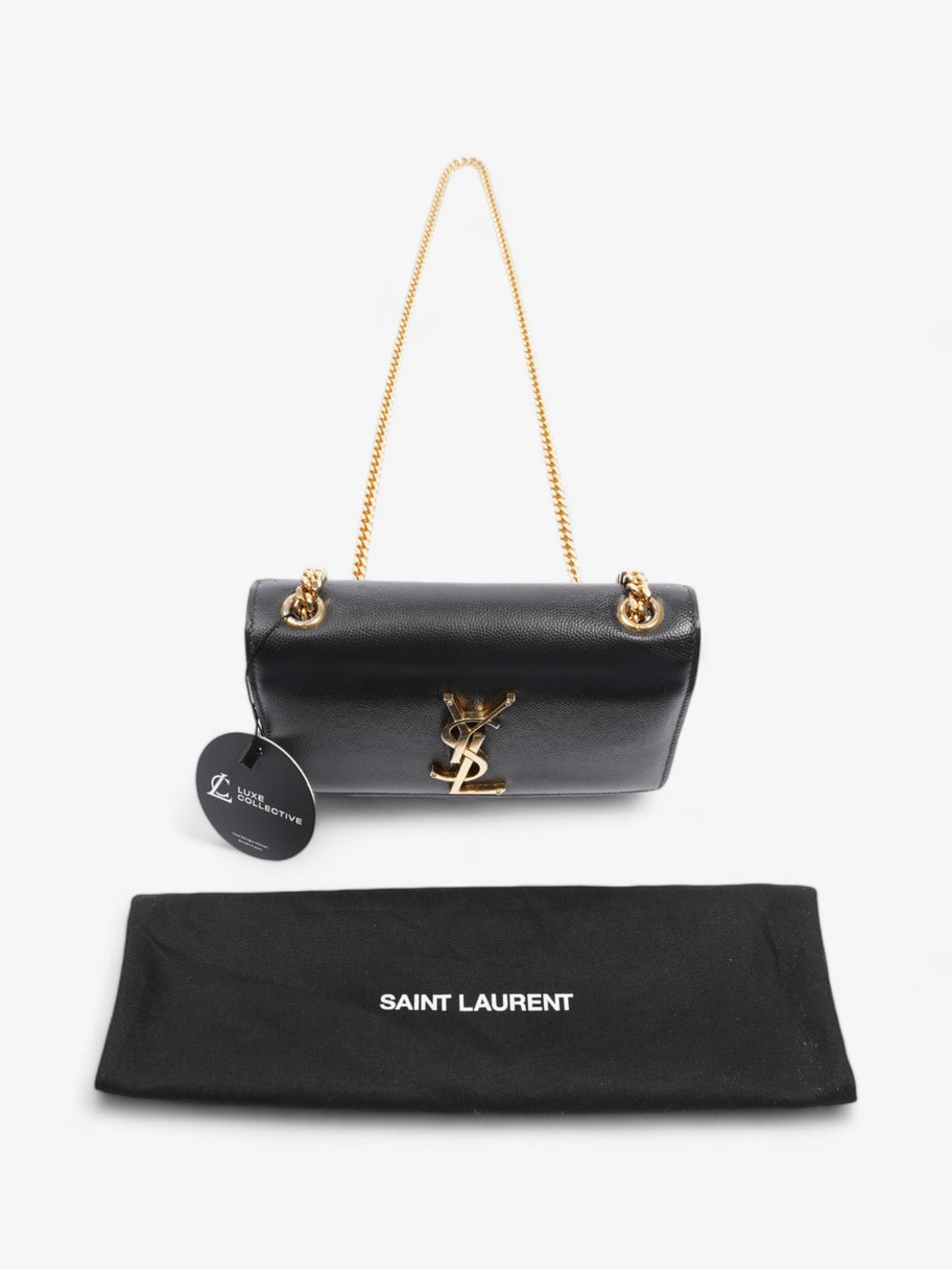 Saint Laurent Kate Black Grained Leather Small Image 9