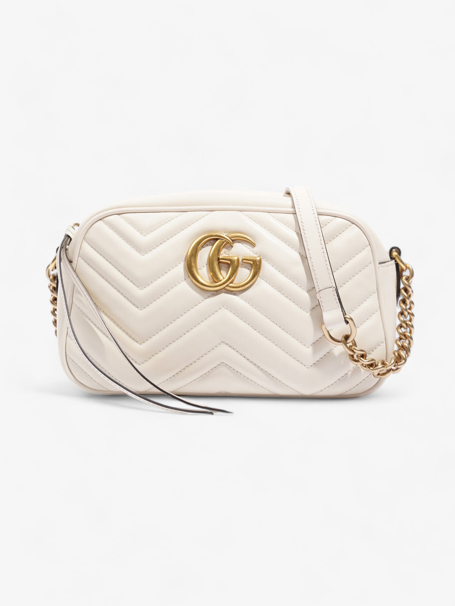 Gucci Marmont  White Matelasse Leather Small Image 1