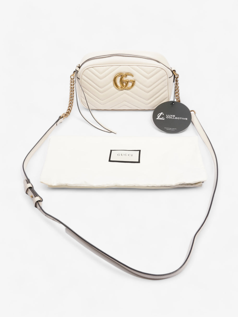 Gucci Marmont  White Matelasse Leather Small Image 9