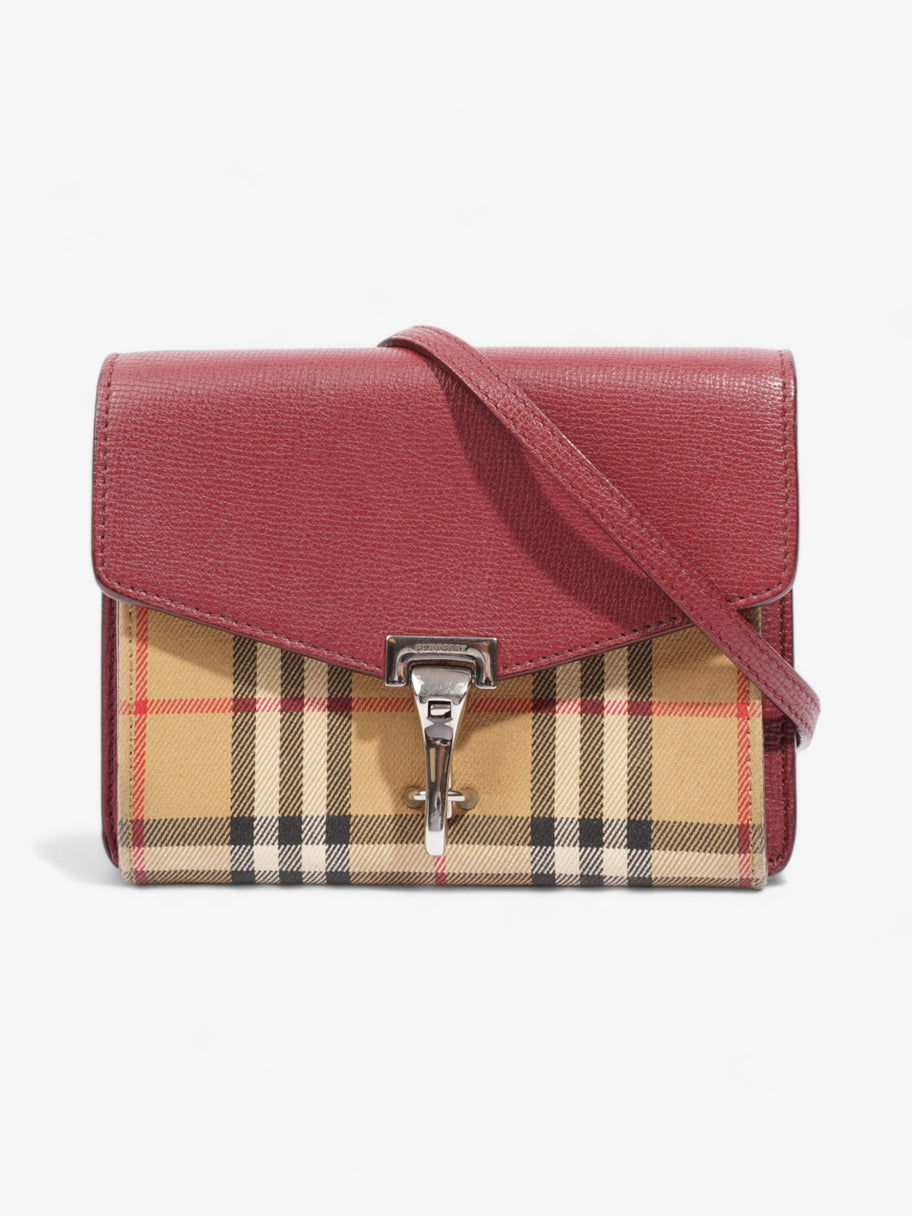 Burberry Macken Vintage Check / Burgundy Leather Image 1