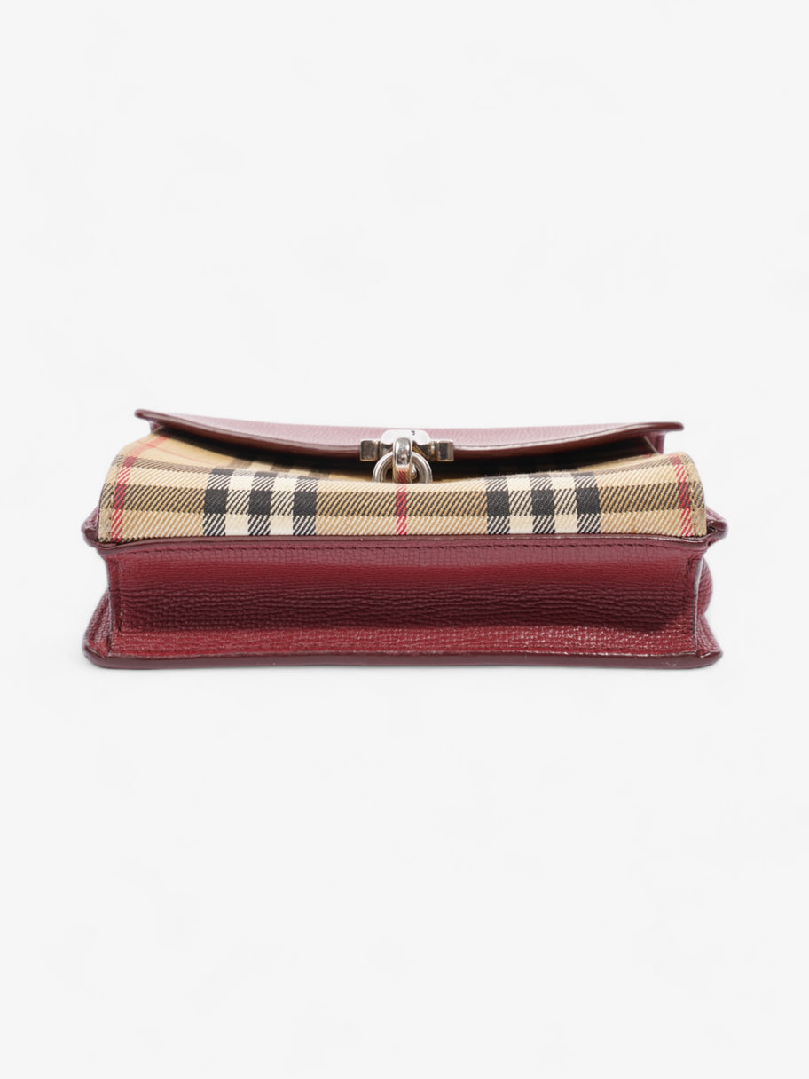 Burberry Macken Vintage Check / Burgundy Leather Image 6