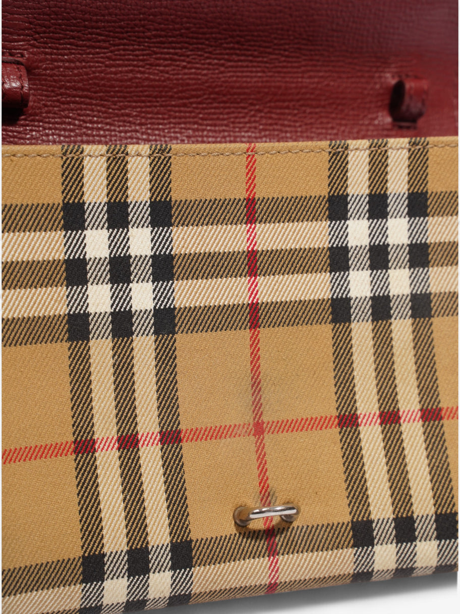 Burberry Macken Vintage Check / Burgundy Leather Image 10