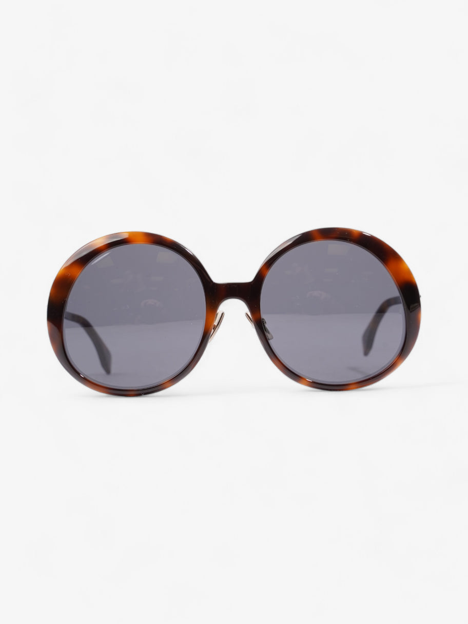 Fendi Round Sunglasses Havana Brown / Gold Acetate 140mm Image 1