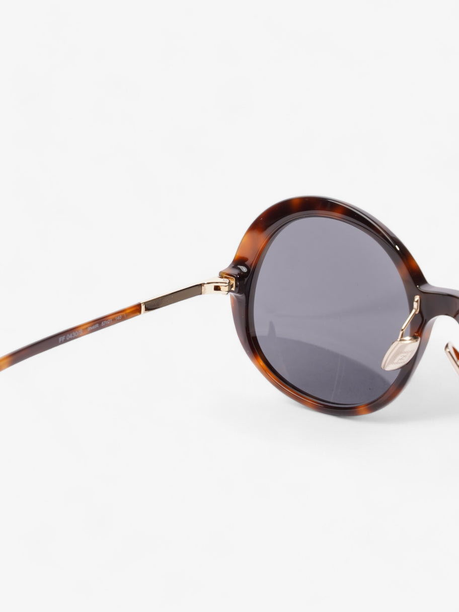 Fendi Round Sunglasses Havana Brown / Gold Acetate 140mm Image 5