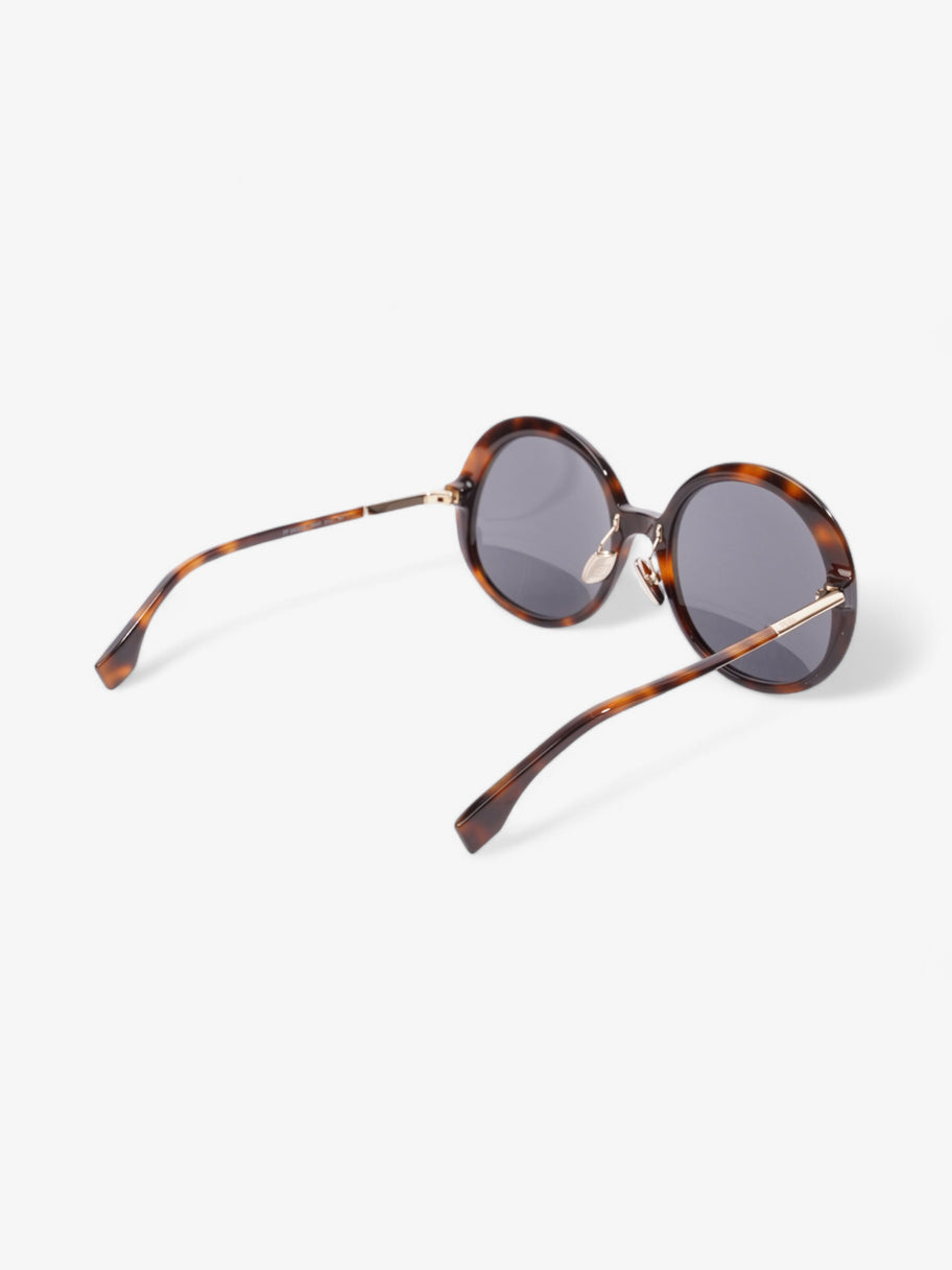 Fendi Round Sunglasses Havana Brown / Gold Acetate 140mm Image 7