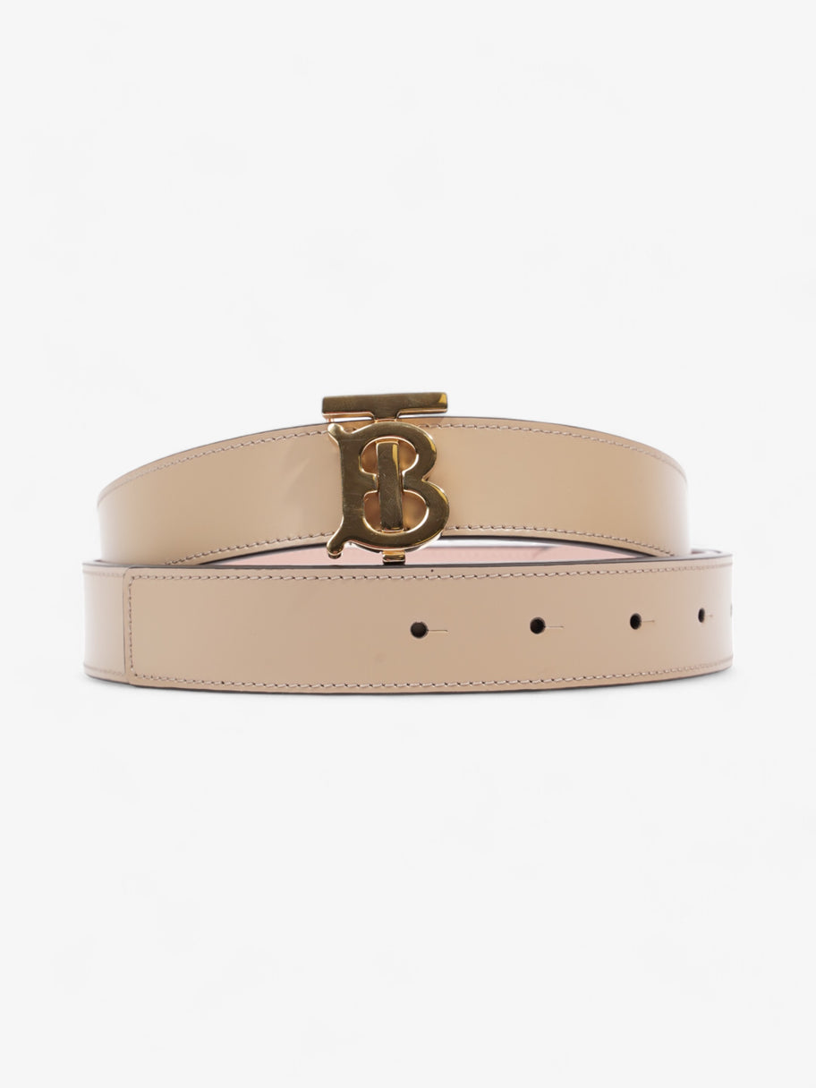 Burberry TB Belt Reversible Oat Beige / Dusty Pink  Leather Large - 137cm Image 6