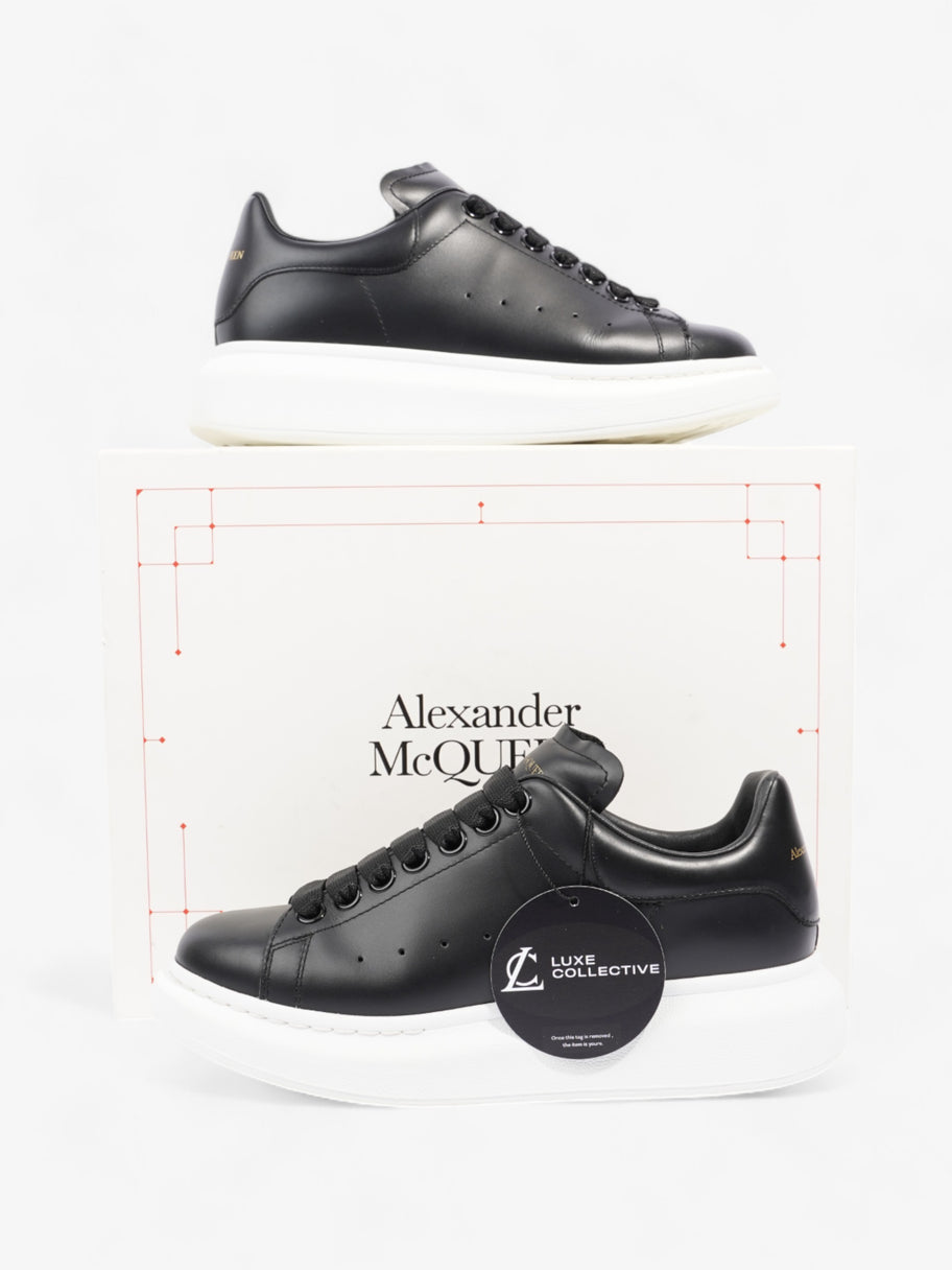 Alexander McQueen Oversized Sneakers Black Leather EU 37 UK 4 Image 10