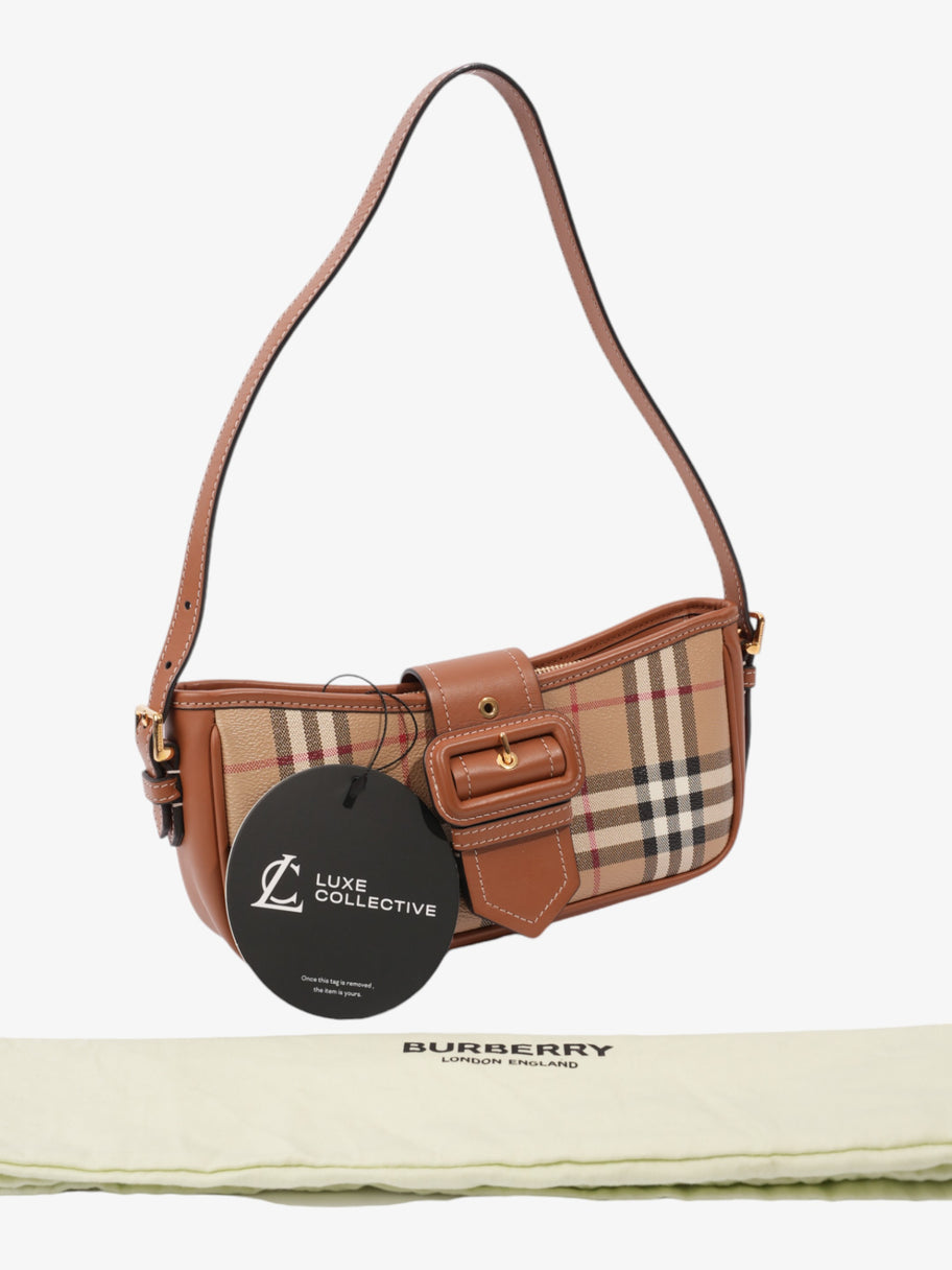 Burberry Sling Bag Vintage Check / Briar Brown Canvas Image 9