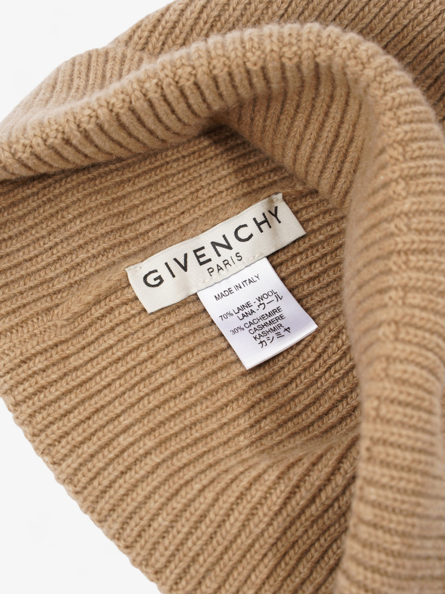 Givenchy Logo Hat Camel Wool Image 3