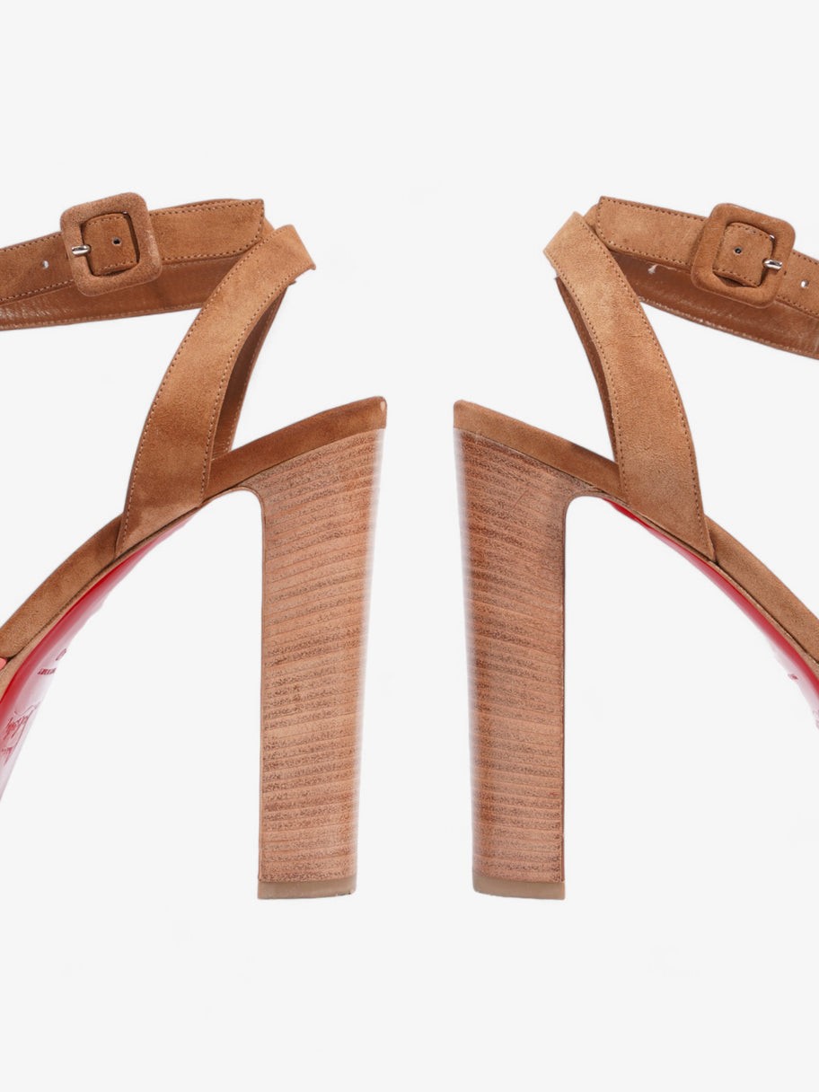 Christian Louboutin Ella Heels 130 Multicolour  / Brown Suede EU 40 UK 7 Image 9