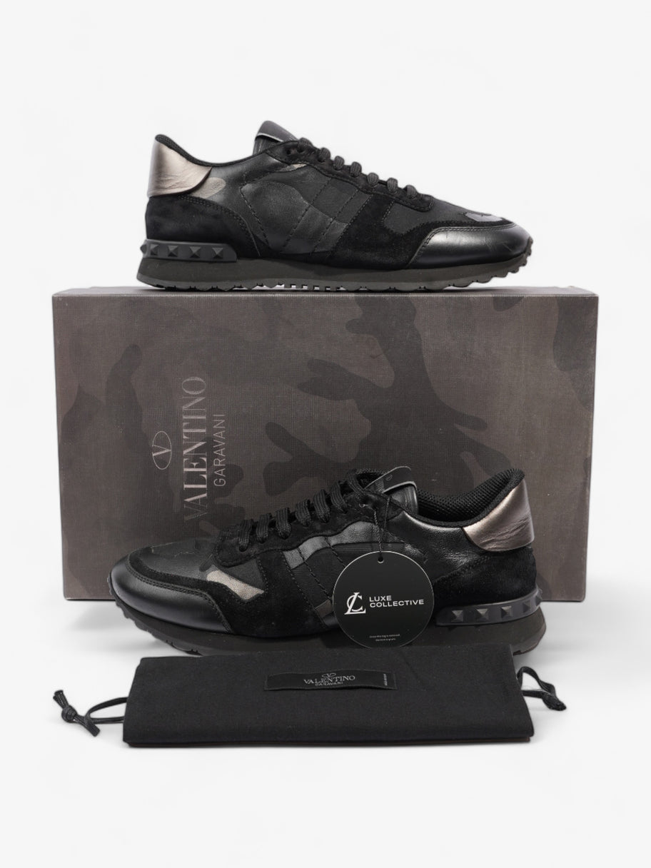 Valentino Rockrunner Sneakers Black / Grey Leather EU 39 UK 6 Image 10