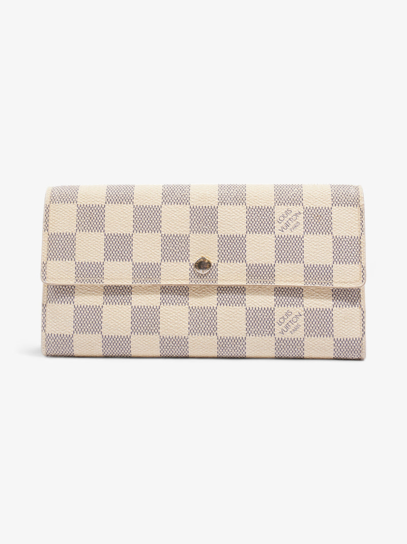  Sarah Wallet Damier Azur Coated Canvas