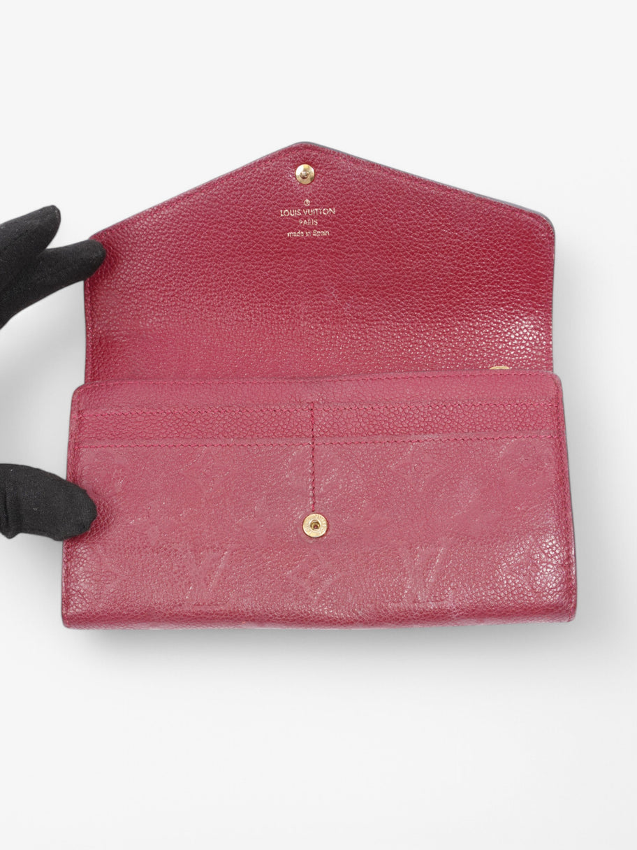 Louis Vuitton Sarah Wallet Raisin Empreinte Leather Image 4