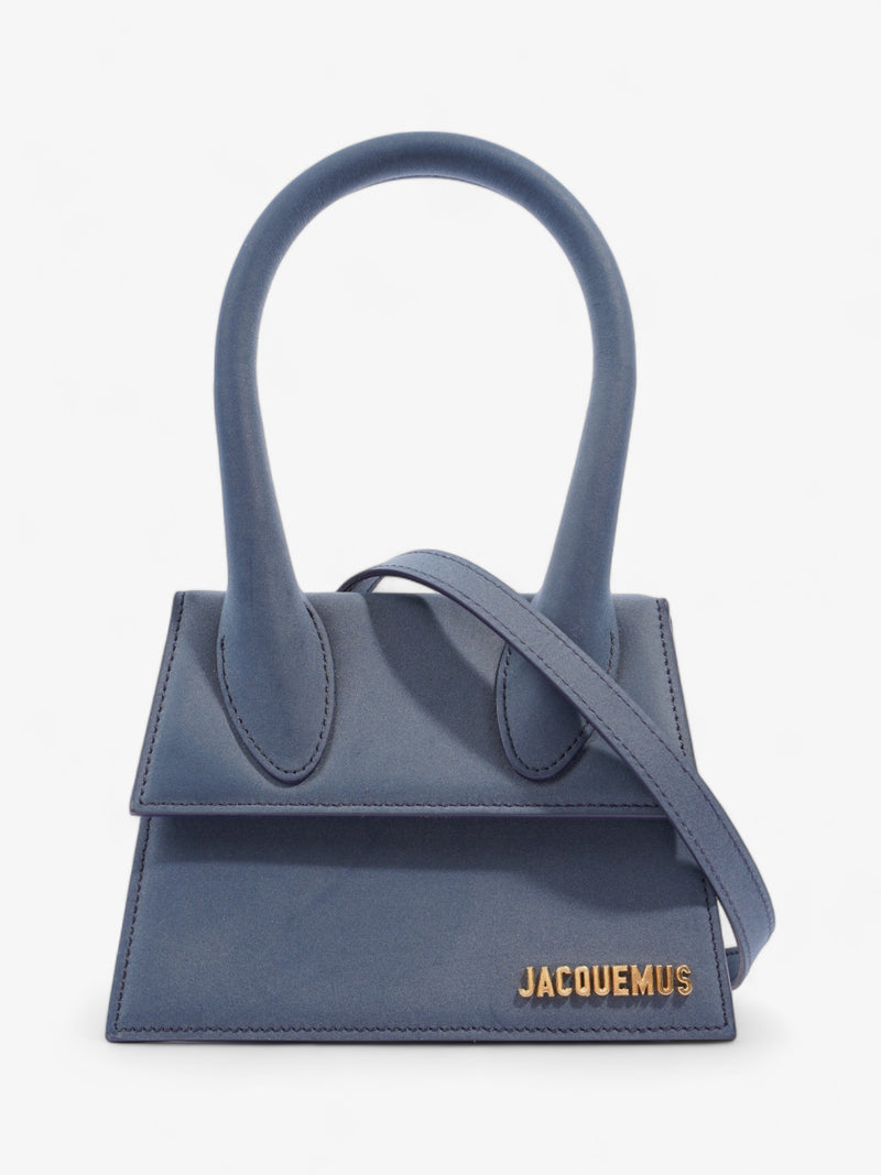  Jacquemus Le Chiquito Moyen Navy Blue Leather