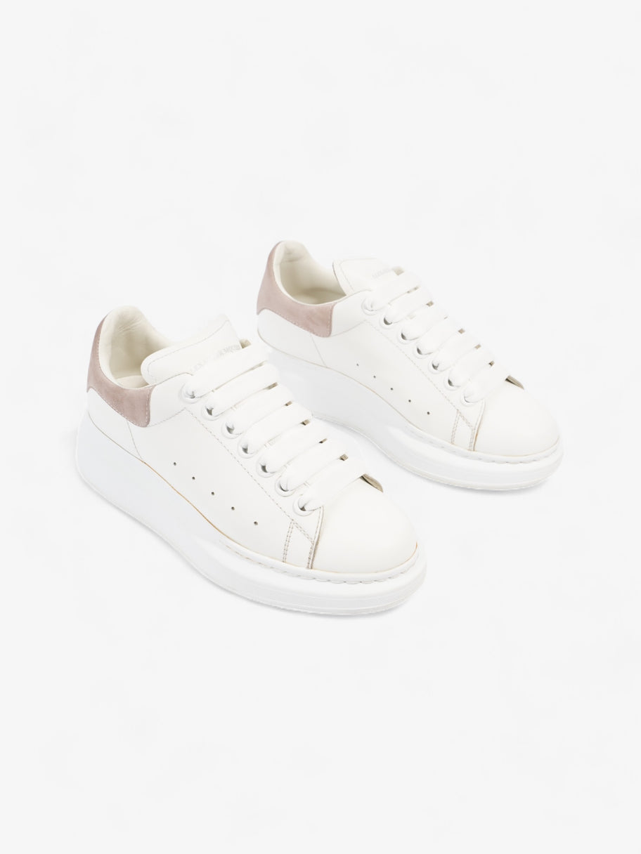 Alexander McQueen Oversized Sneaker White / Pink Tab Leather EU 37.5 UK 4.5 Image 2