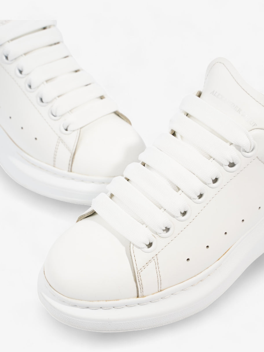 Alexander McQueen Oversized Sneaker White / Pink Tab Leather EU 37.5 UK 4.5 Image 9