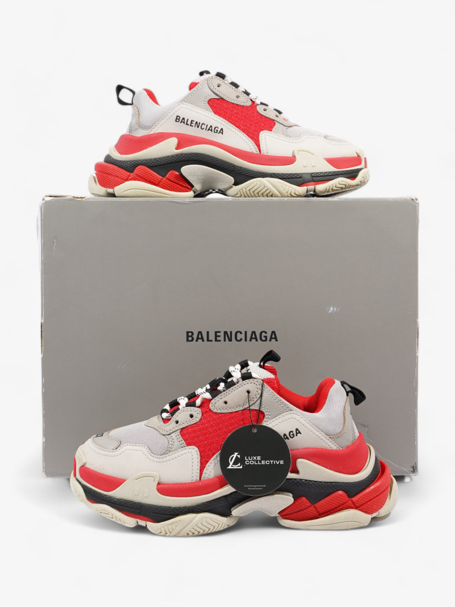 Triple S Red / Grey / White Mesh EU 37 UK 4 Image 10