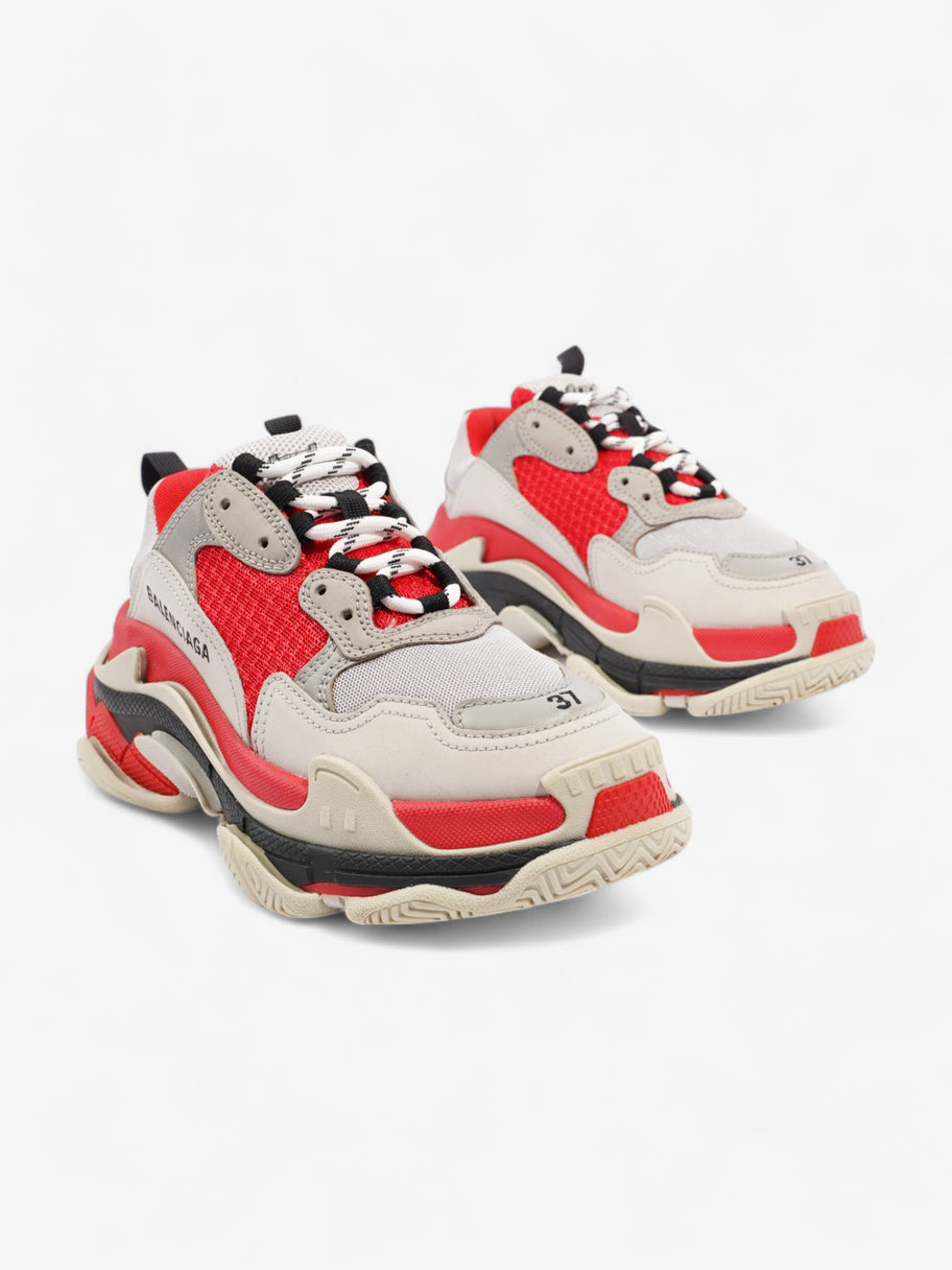 Triple S Red / Grey / White Mesh EU 37 UK 4 Image 2