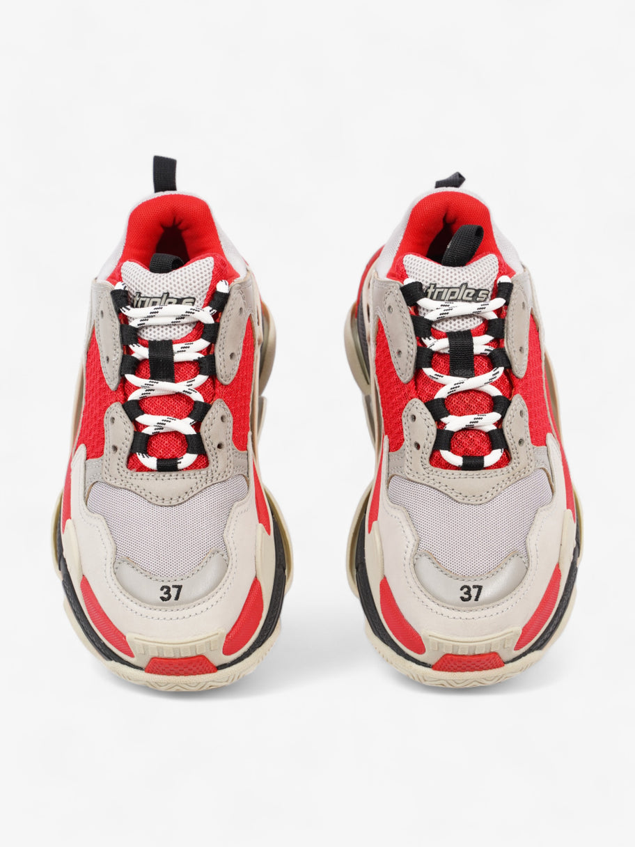 Triple S Red / Grey / White Mesh EU 37 UK 4 Image 8