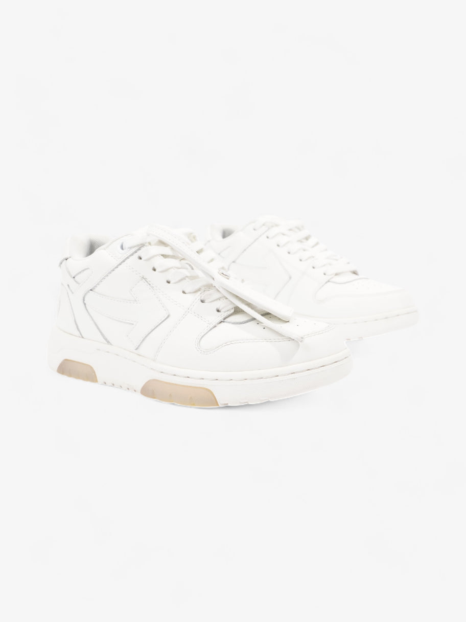 Off White Out Of Office Sneakers White  / Black Leather EU 39 UK 6 Image 2